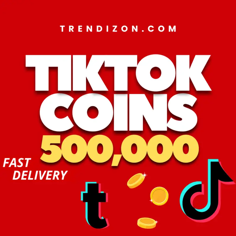 Illustration of a smartphone screen displaying TikTok app with floating gold coins and a ‘Buy Coins’ button, symbolizing the process of purchasing TikTok virtual currency.