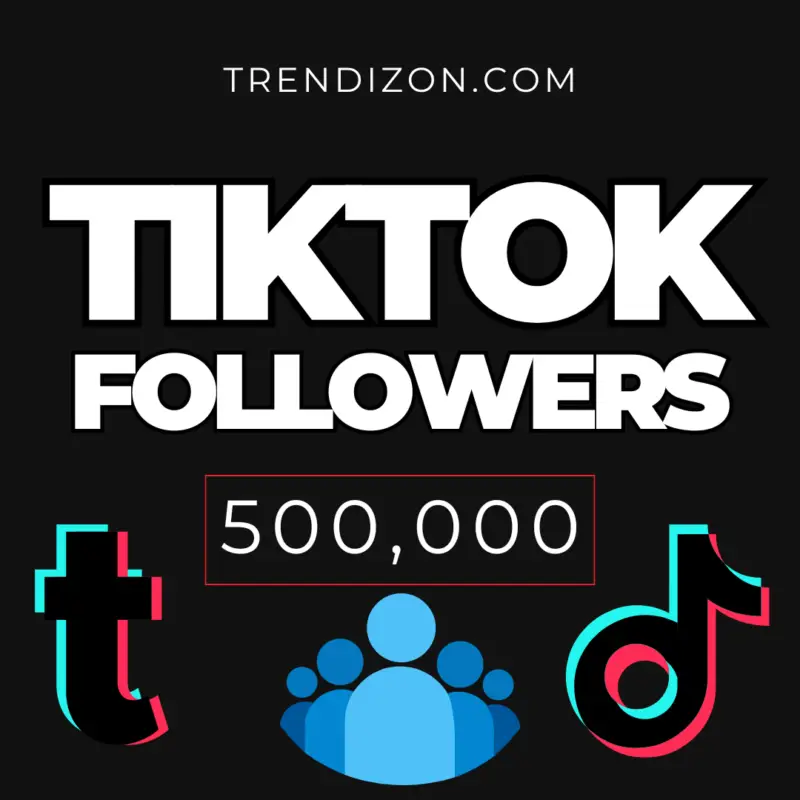 Graphic showing a smartphone screen with the TikTok app open, displaying a profile gaining followers, alongside icons representing follower growth and social media engagement, illustrating the concept of purchasing TikTok followers.