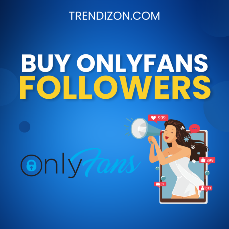 Screenshot of an OnlyFans profile page showing an increasing follower count with icons representing subscriber growth and engagement, illustrating the concept of purchasing OnlyFans followers.